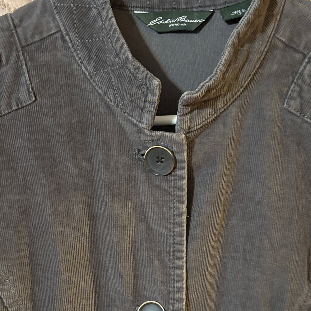 Eddie Bauer Dark Gray Utility Jacket - Picture 3 of 13